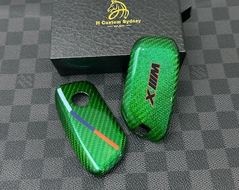 Luxury Carbon Fiber Key Fob Cover Case For BMW New XM Generation Key Exclusive Made