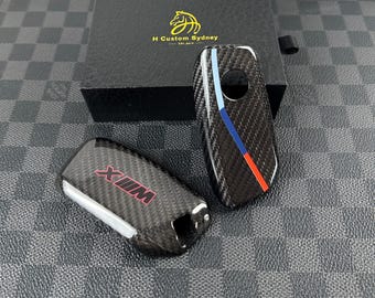 Premium Genuine Carbon Fiber Key Fob Cover Case For BMW XM G09 New Generation Key Exclusive Made