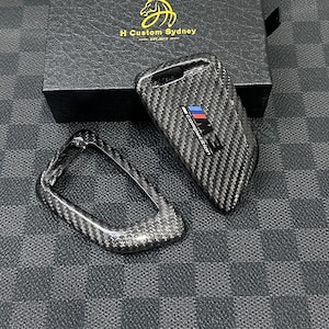 M3 M4 M5 M8 X3M X4M X5M X6M Competition lyxigt nyckelringsfodral i kolfiber Specialtillverkat exklusivt gåva