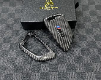 Funda de fibra de carbono de lujo para llavero de competición M3 M4 M5 M8 X3M X4M X5M X6M, hecha a medida, regalo exclusivo