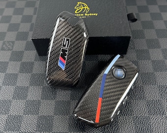 Luxury Carbon Fiber Key Fob Cover Case For BMW New M5 G90 G99 New Generation Key Exclusive Made