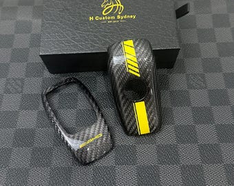 Luxury Carbon Fiber Key Fob Cover Case For Mercedes AMG C63S E63s GLE63S GLS63 G63 GT63S Custom Made Exclusive Edition one Pack