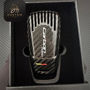 Genuine Carbon Fiber Key Fob Cover Case For Audi RS4 RS5 S4 S5 S7 SQ5 SQ7 TTRS R8 Carbon Edition