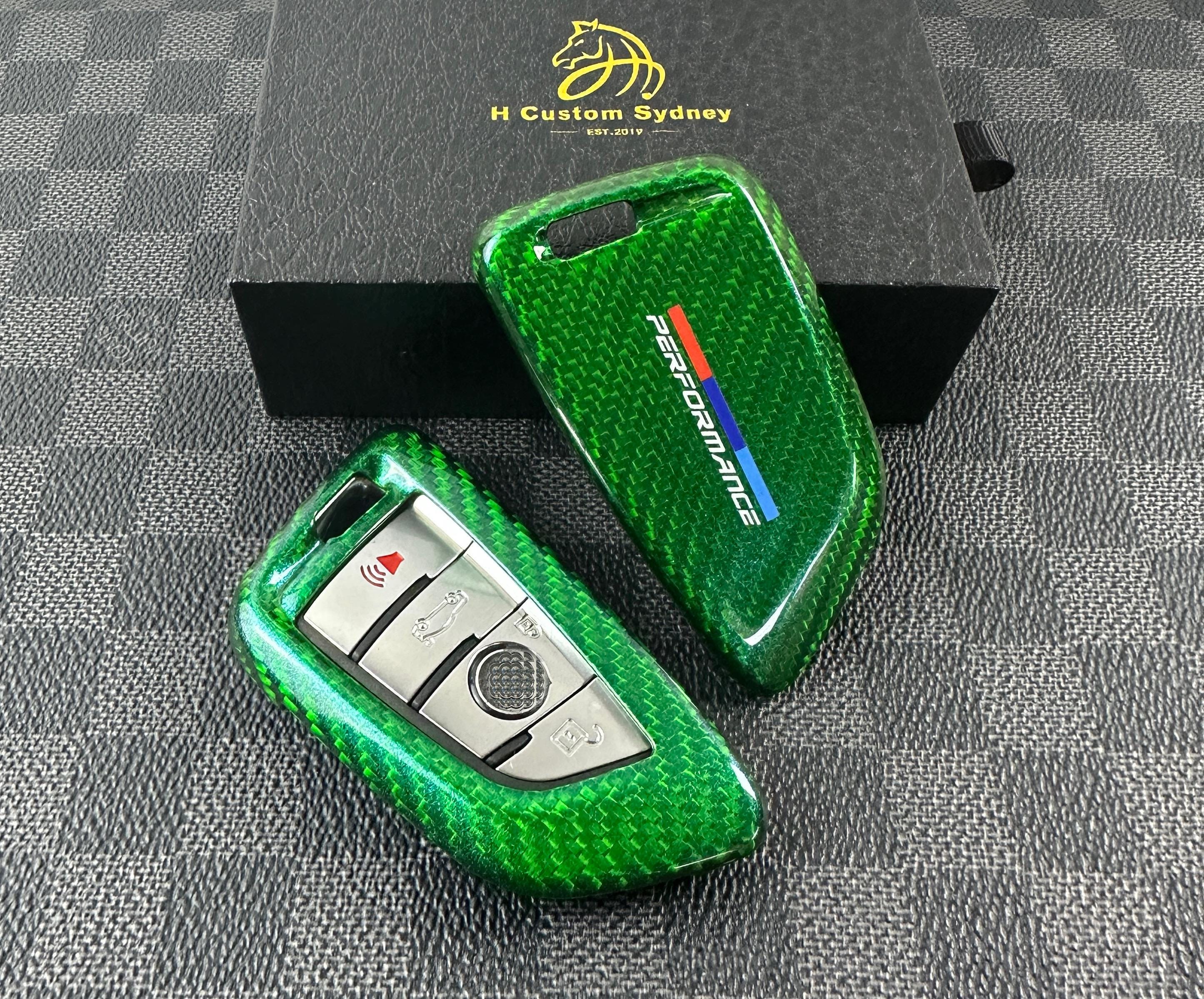 M Performance Edition Premium Fiber Key Fob Cover for BMW M 