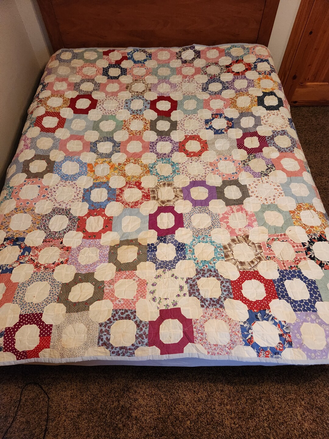 Antique Handsewn Quilt Etsy