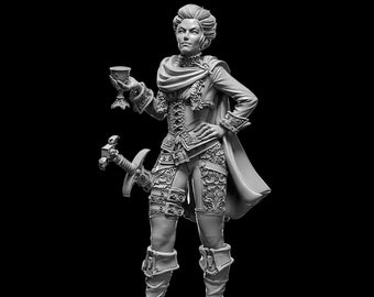 Tess - STLFLIX - DnD - Fantasy RPG - 3D Printed - Role Playing Games - Tabletop - Display - Montblanc Escapade