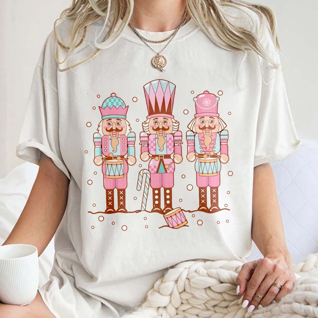 Pink Nutcrackers Shirt Nutcracker Sweatshirt Pink Christmas Etsy