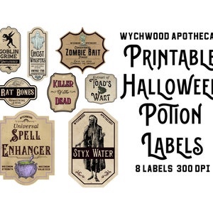Printable Halloween Potion Labels Etsy Printable Halloween Potion Labels Etsy