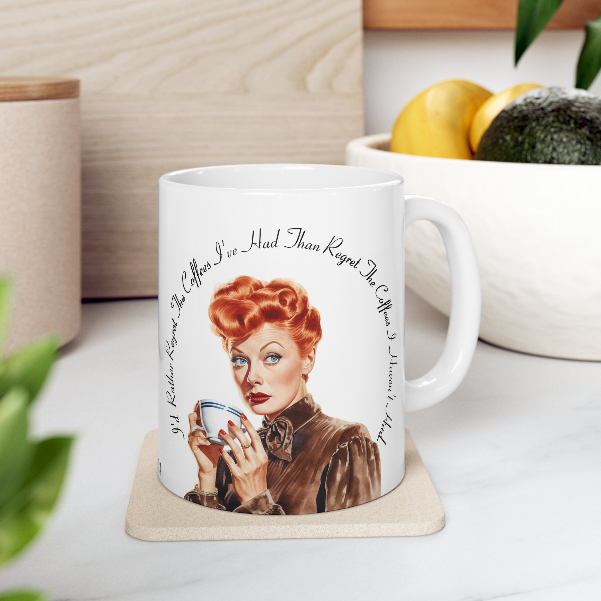 CafePress - I HAVEN't HAD MY COFFEE YET D Mug - 11 oz Ceramic Mug - Novelty  Coffee Tea Cup