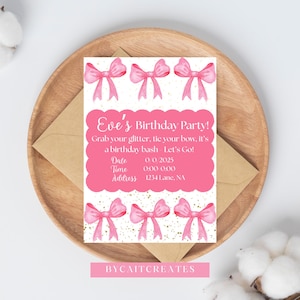 Girls Birthday Party Invitation