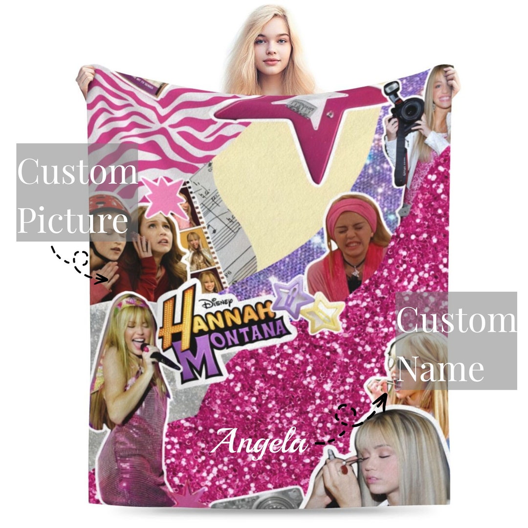 Personalized Disney HANNAH MONTANA Blanket Personalized - Etsy