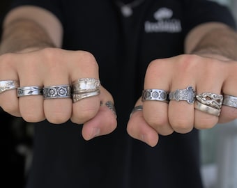 Mystery Spoon Ring | Unisex Stainless Steel Silverware Ring