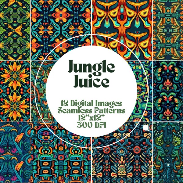 Jungle Juice - Seamless Paper / Pattern (papier imprimable)