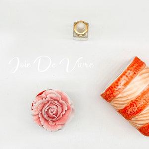 Rose Ceramic Flower Handmade Jewel Case |Passive Diffuser|Scented Candle | Birthday| Wedding Decoration|Anniversary Gift| Valentine Gift