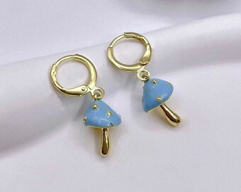 Funny Mushroom Earrings | Handmade Unique Eardrop |  Birthday Gift | Gift For Her| Valentine gift