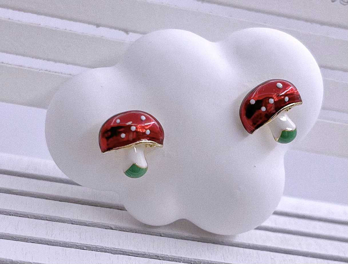 Mushroom Earirngs | Funky Earrings| Handmade Eardrop Unique Gift |  Birthday Gift | Gift For Her| Valentine gift