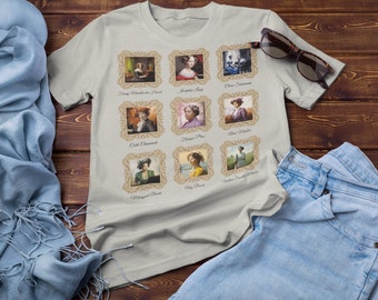 Female Composers Portrait Tee | Composing Elegance Collection