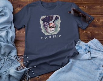 Bach Flip Tee, Funny Music T-Shirts, Musician Gift, Music Puns, Band Geek, Orchestra Jokes, Choir Nerd, Best Graphic Tees