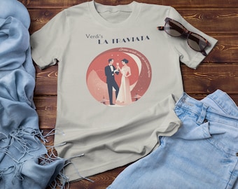 Brindisi Tee, La Traviata T-Shirt, Verdi, Opera, Musician, Gift, Funny, Graphic tee