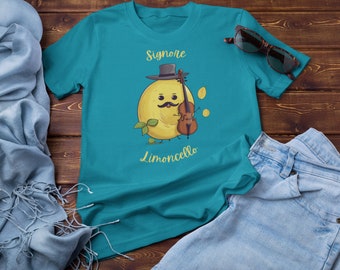 Signore Limoncello Tee, Funny Music T-Shirts, Musician Gift, Music Puns, Band Geek, Orchestra Jokes, Choir Nerd, Best Graphic Tees