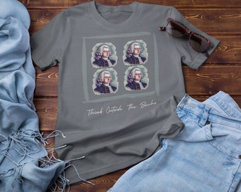 Outside the Bachs Tee, Funny Music T-Shirts, Musician Gift, Music Puns, Band Geek, Orchestra Jokes, Choir Nerd, Best Graphic Tees