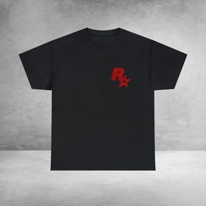 Rockstar Games Vintage Y2k Video Game Logo Tee Shirt 