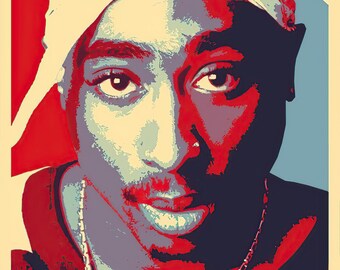 Tupac digital file...great for DTG and DTF...no physical item