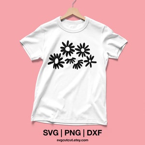 Oopsie Daisy SVG design - Flower SVG for Cricut - Flower shirt SVG - Cut file - Digital Download - Premium - Retro flower - Boho flower