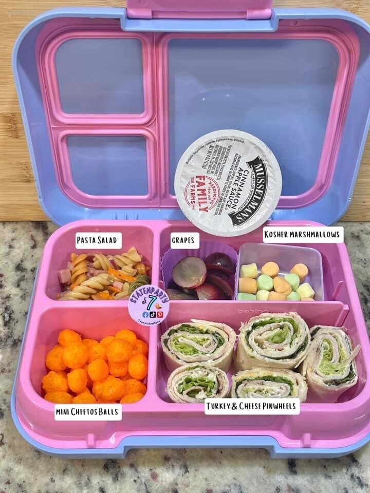 006weekly Kids Lunchbox Meal Plan Etsy