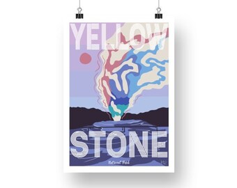 Yellowstone National Park Poster