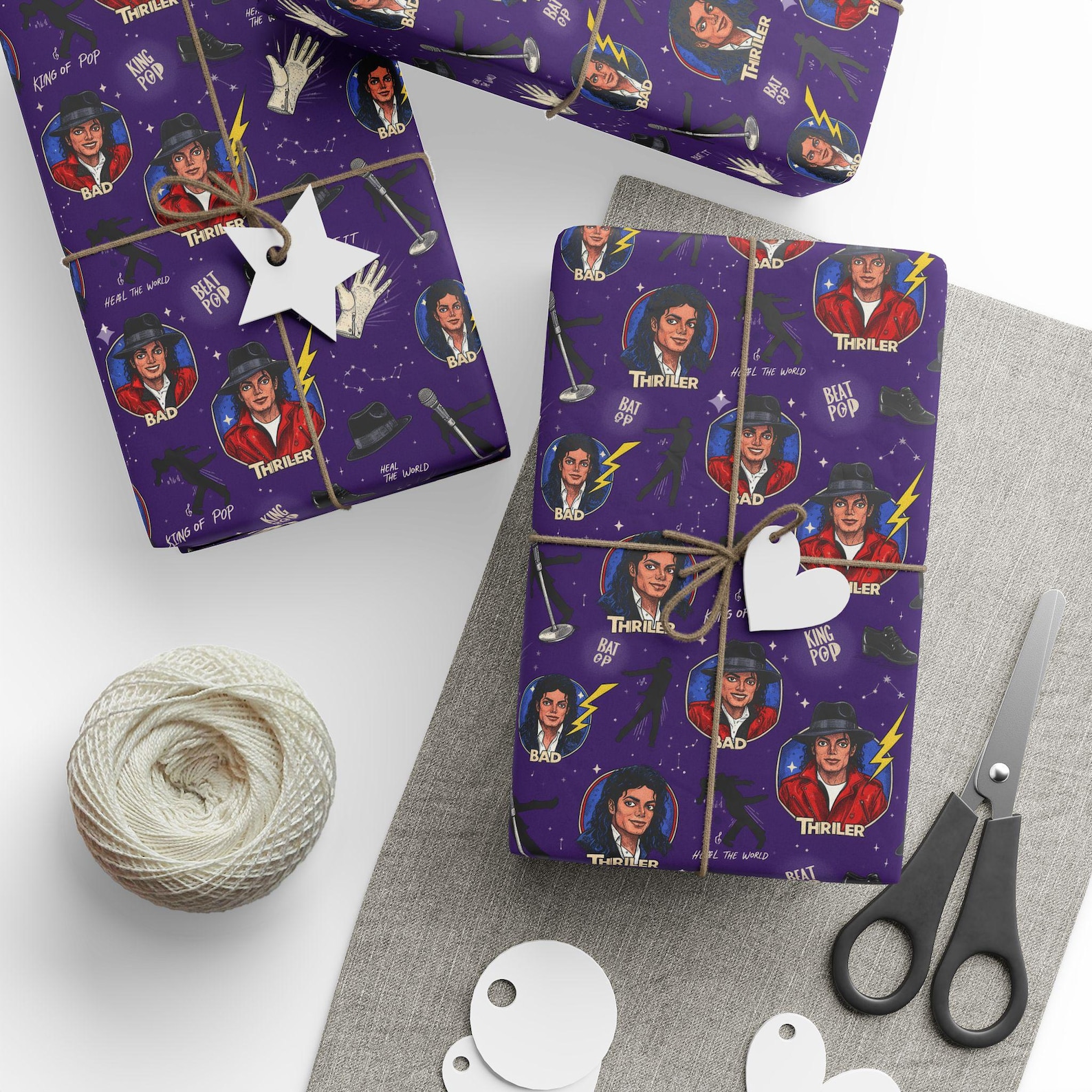 Michael Jackson Inspired Wrapping Paper - Etsy