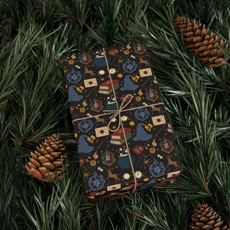 Harry Potter Themed Wrapping Papers - Etsy
