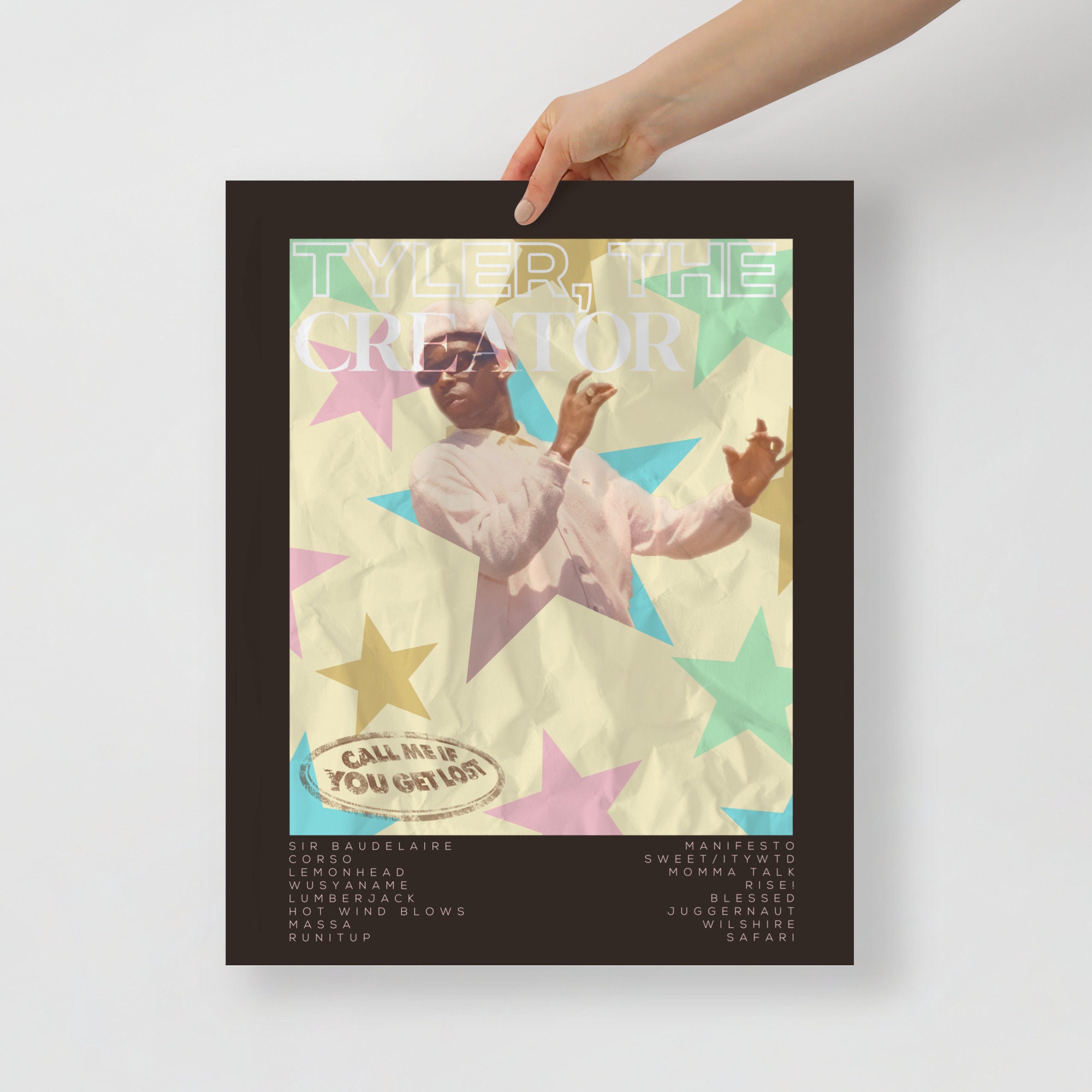 Carl Me If You Get Lost Tyler The Creator Meme Poster - coreprints –  wendys4fo4store