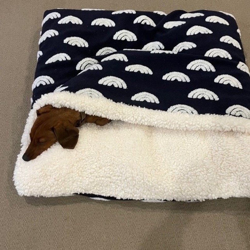 Pet, Dog or Cat Bed Ultra Luxury Cave Style, cover only image 1