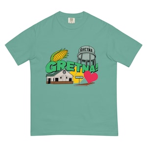 Small Town Gretna Men’s Comfort Colors Heavyweight T-Shirt