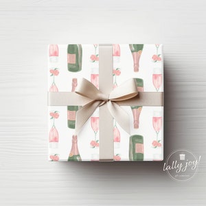 Wrapping Paper, Watercolor Tropical Flowers Wrapping Paper by Michelle  Mospens, Beach Wrapping Paper, Holiday, Christmas, Birthday Gift Wrap