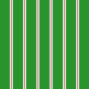 Preppy Wrapping Paper, Christmas Gift Wrap, Green and Red Striped Paper image 2