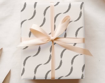 Tire Marks Wrapping Paper, Unique Gift Wrap for Him, All Occasion, Modern Wrapping, Minimalist Design