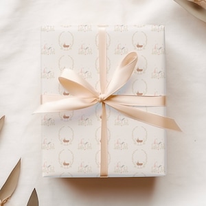 Baby Shower Gift Wrap, Newborn Baby Wrapping Paper, Gifts for New Mom