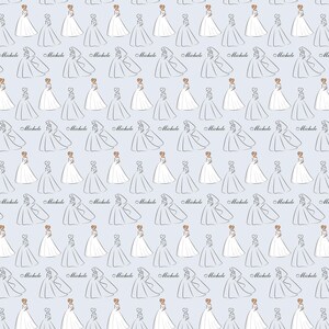 Bridal Shower Gift Wrap, Wedding Wrapping Paper, Minimalistic Wrapping ...