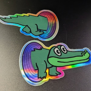 Gizzy Enters the Portal Holographic Sticker (Pair)