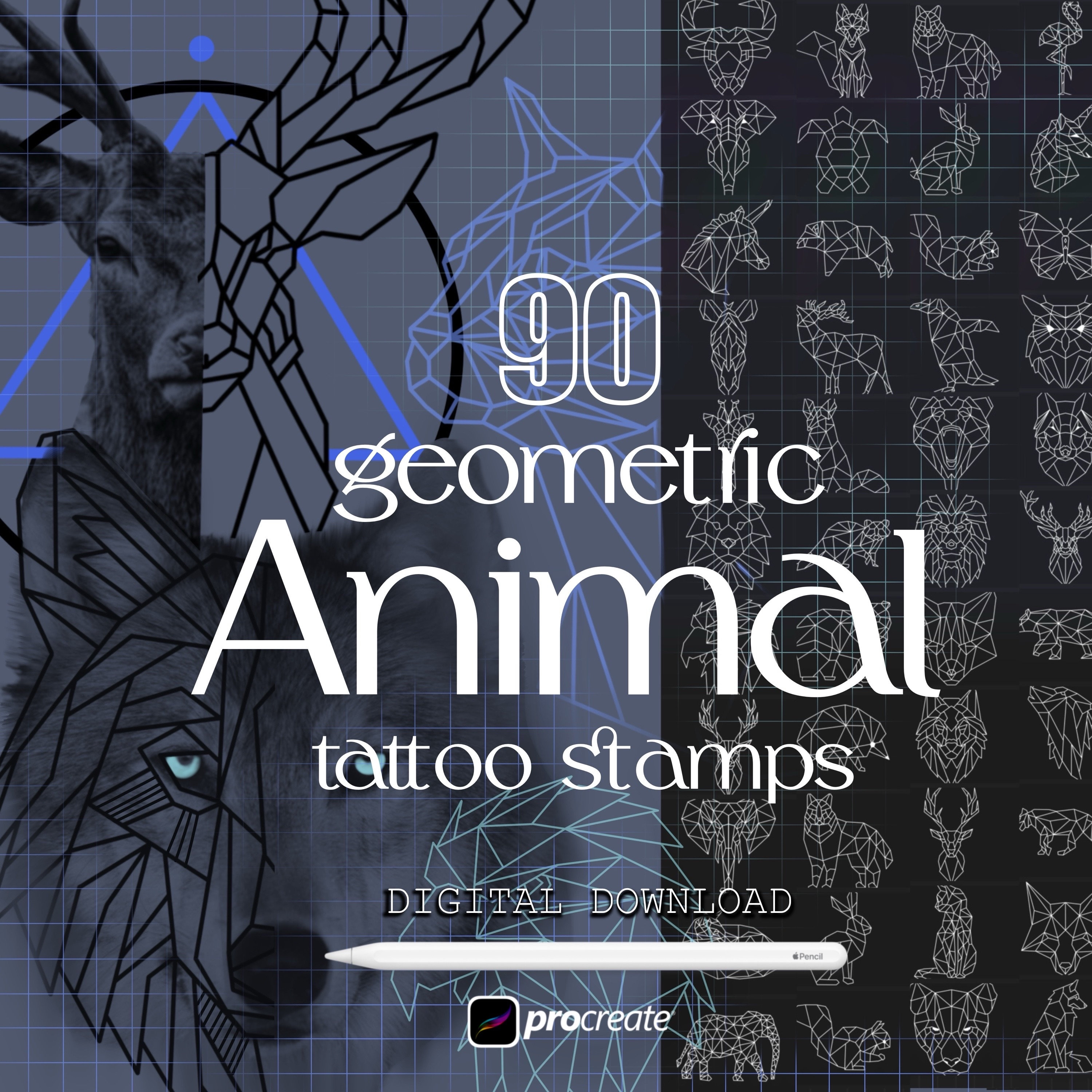 Animal tattoo - Etsy 日本