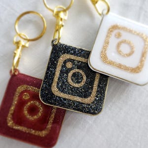 NFC Business Keychain | Instagram Smart NFC Keychain For Social Media | Tap And Follow | Digital Business Card
