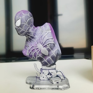 Spiderman Figure - 3D Printed Statue - Spiderman Bust