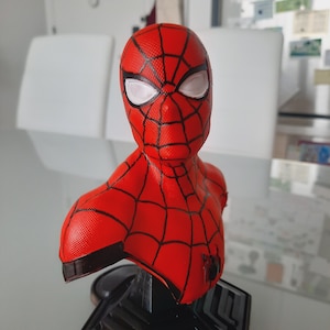 Spiderman Figure - 3D Printed Statue - Spiderman Bust