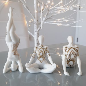 Wooden Yoga Figurine - Etsy Canada