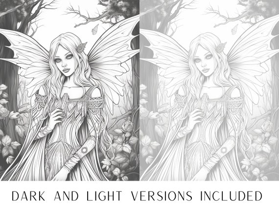 ColorIt Eerie Enchantment: Fairytale Origins Spiral Bound Adult Coloring  Book, 50 Drawings of Bewitched Fantasy, Fable & Princess Stories, Thick