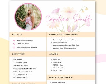 Sorority Resume Template Customizable - Il 340x270.4960037648 2a9k 