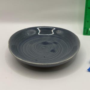 PAR Nr. 064 – Handgefertigte blaugraue Schmuckschale | Keramikschale | Einzigartige Keramik