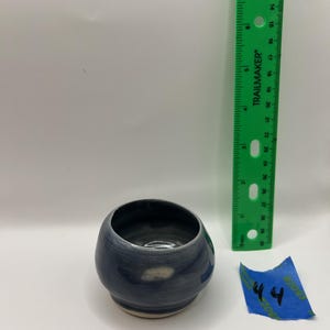 PAR No. 044 – Handmade Blue Gray Ceramic Bowl | Small Trinket Dish | Pottery Catchall